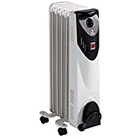 FM BR10 Calefacción BR-10 (Radiador de Aceite 5 Elementos 1000W)